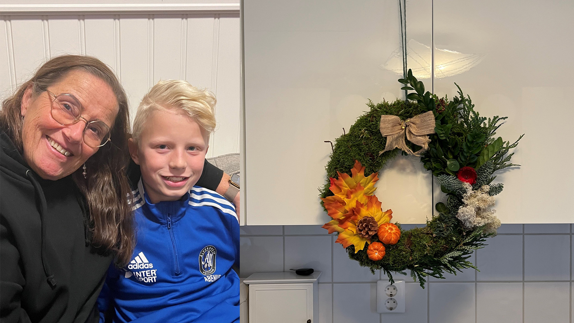 Britt Inger gör kransar och samlar in till Barndiabetesfonden