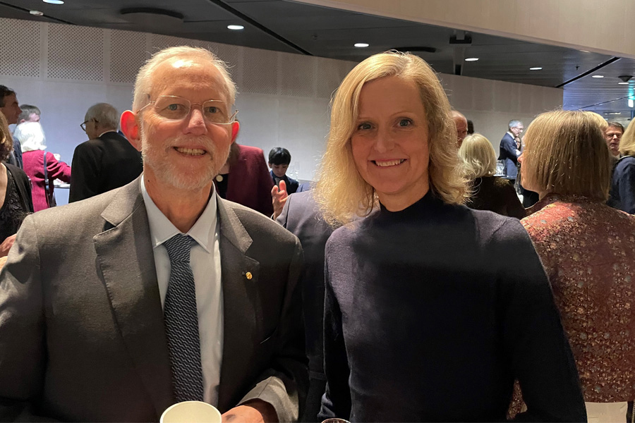 Charles Rice och Malin Flodström Tullberg